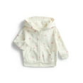thumbnail image 1 of Wonder Nation Baby Girl Fleece Zip Up Hoodie, Sizes 0M-24 Months, 1 of 3