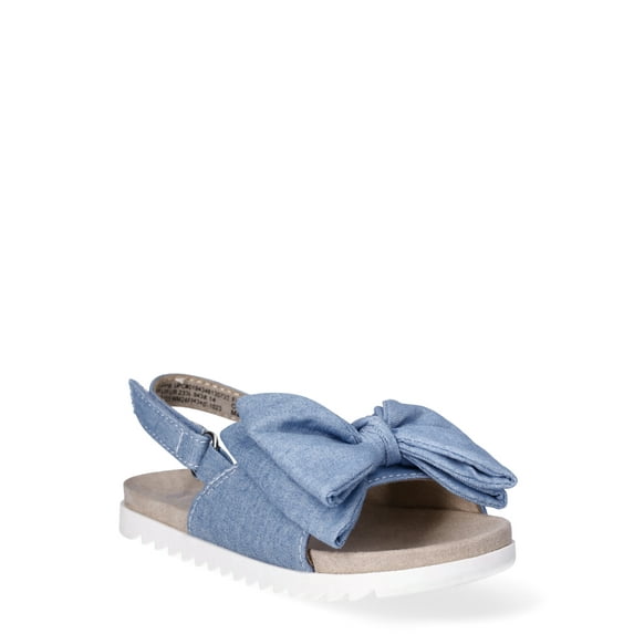 Wonder Nation Baby Girls Bow Sandals