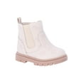 thumbnail image 1 of Wonder Nation Baby Girls' Embroidered Bows Chelsea Boots, 1 of 5