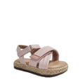 thumbnail image 1 of Wonder Nation Baby Girls Espadrille Sandals, Pink, 2-6, 1 of 7