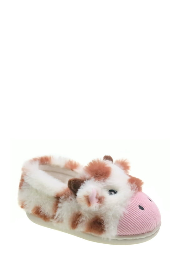 Baby Girls Farm Animal Slippers