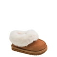 thumbnail image 1 of Wonder Nation Baby Girls Faux Fur Trim Slippers, 1 of 5