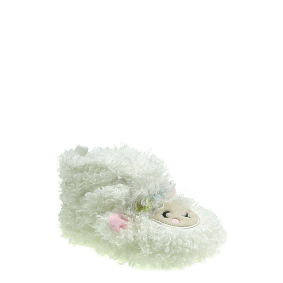 Wonder Nation Baby Girls Llama Bootie Slippers