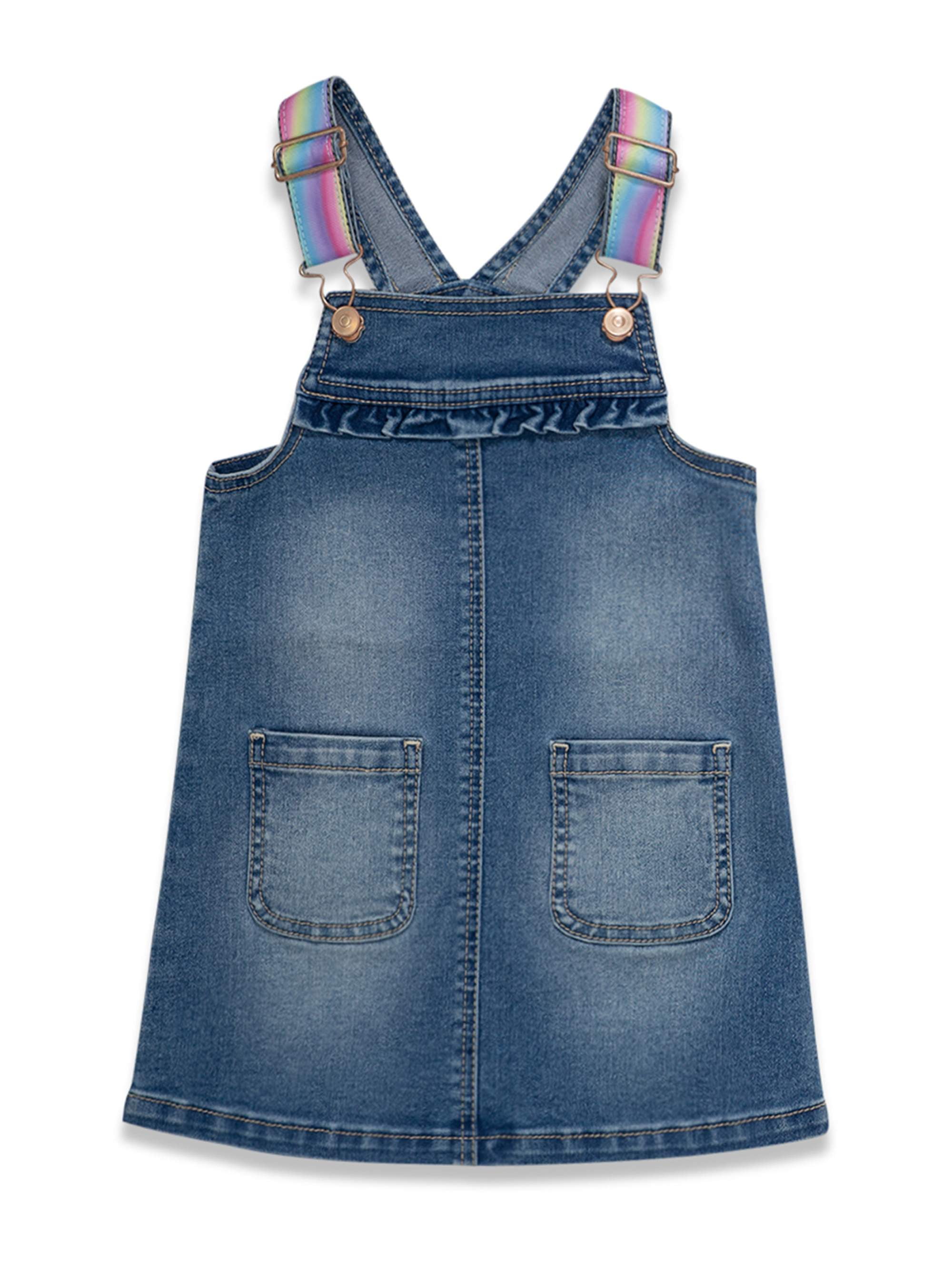 Wonder Nation Baby Girls & Toddler Girls Denim Skirtall (12M5T)