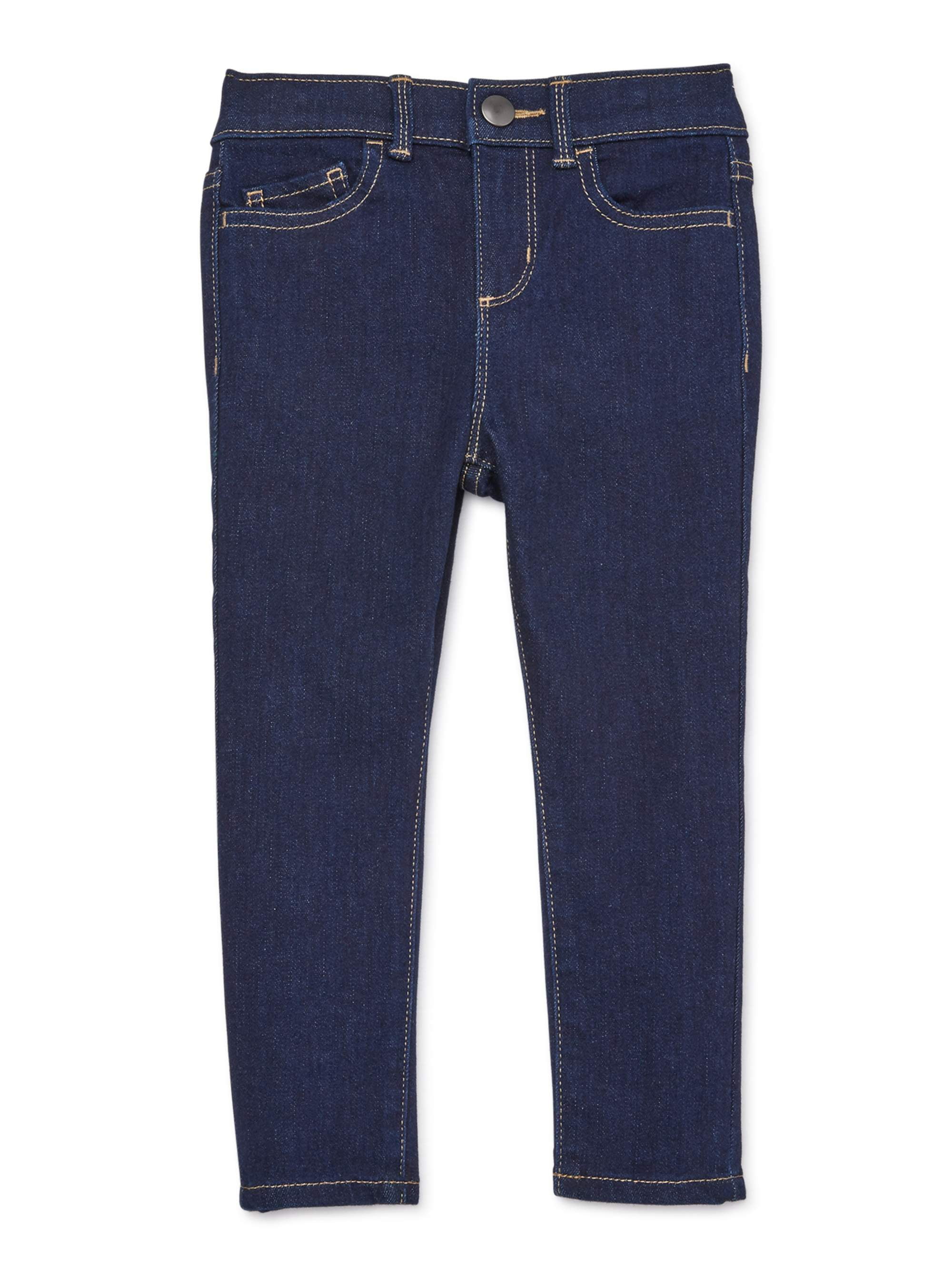 Wonder Nation Baby Girls & Toddler Girls Stretch Denim Skinny Jeans