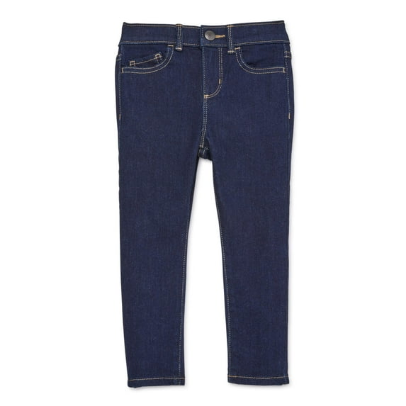 Wonder Nation Baby Girls & Toddler Girls Stretch Denim Skinny Jeans (12M-5T)