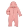 thumbnail image 1 of Wonder Nation Baby Hooded Pointelle Pram, Sizes 0M-24M, 1 of 3