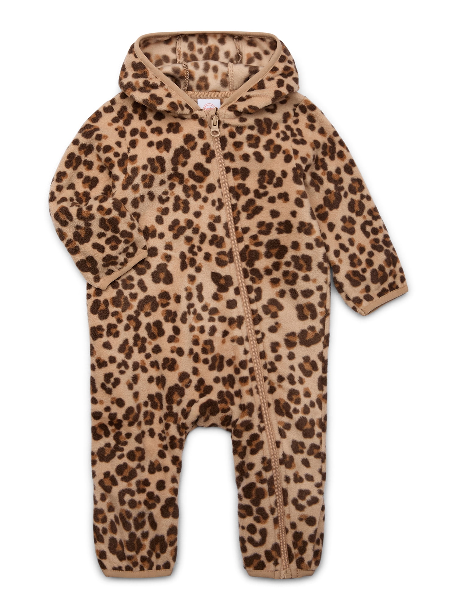 Micro Pram Wonder Nation Baby Microfleece Pram with Hood, Size 0M-12M - Walmart.com