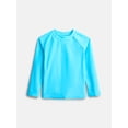 thumbnail image 1 of Wonder Nation Baby and Toddler Boys Swim Rash Guard with Long Sleeves, Sizes 12M-5T, 1 of 3