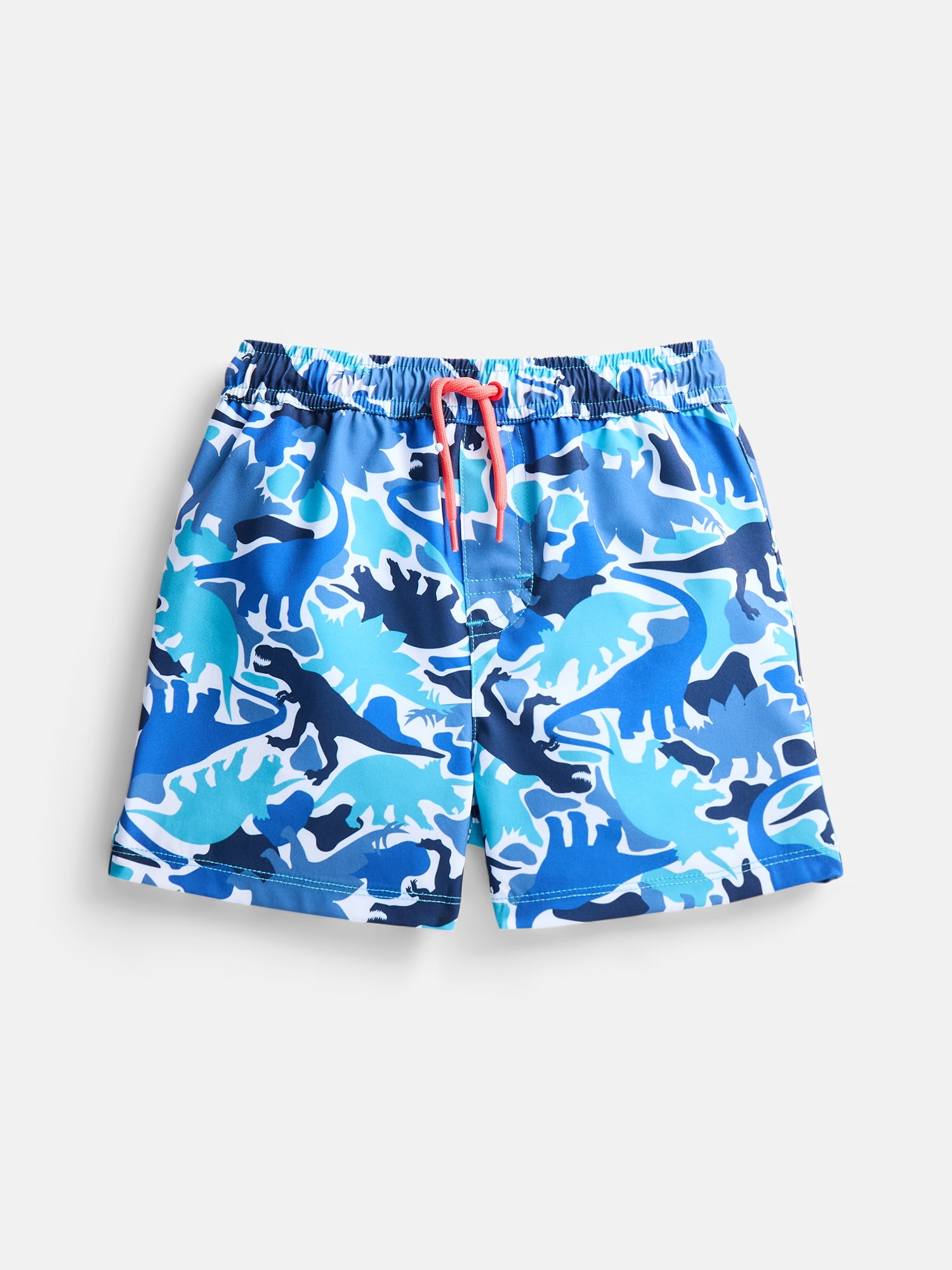 Wonder Nation Baby and Toddler Boys Printed Swim Trunks, Sizes 12M-5T