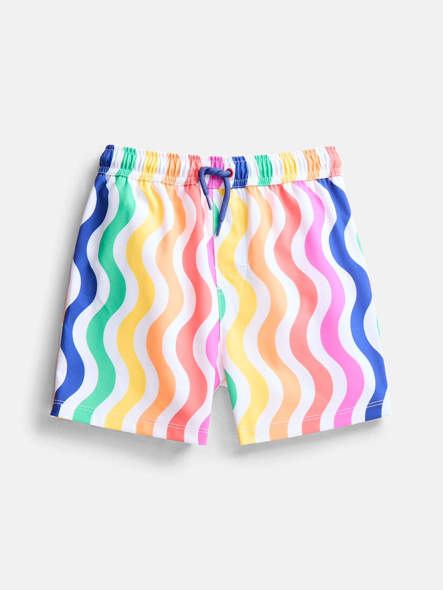 Wonder Nation Baby and Toddler Boys Printed Swim Trunks, Sizes 12M-5T