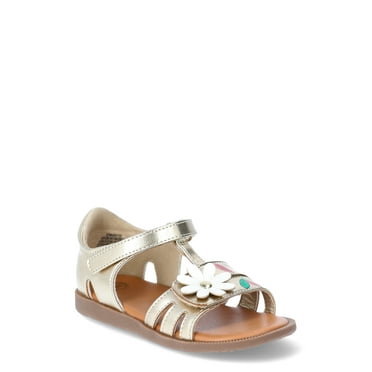 Wonder Nation Baby & Toddler Girl Flower Sandals