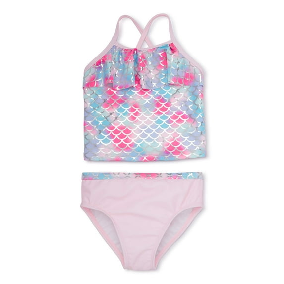 Wonder Nation Baby Toddler Girl Mermaid Tankini Swimsuit