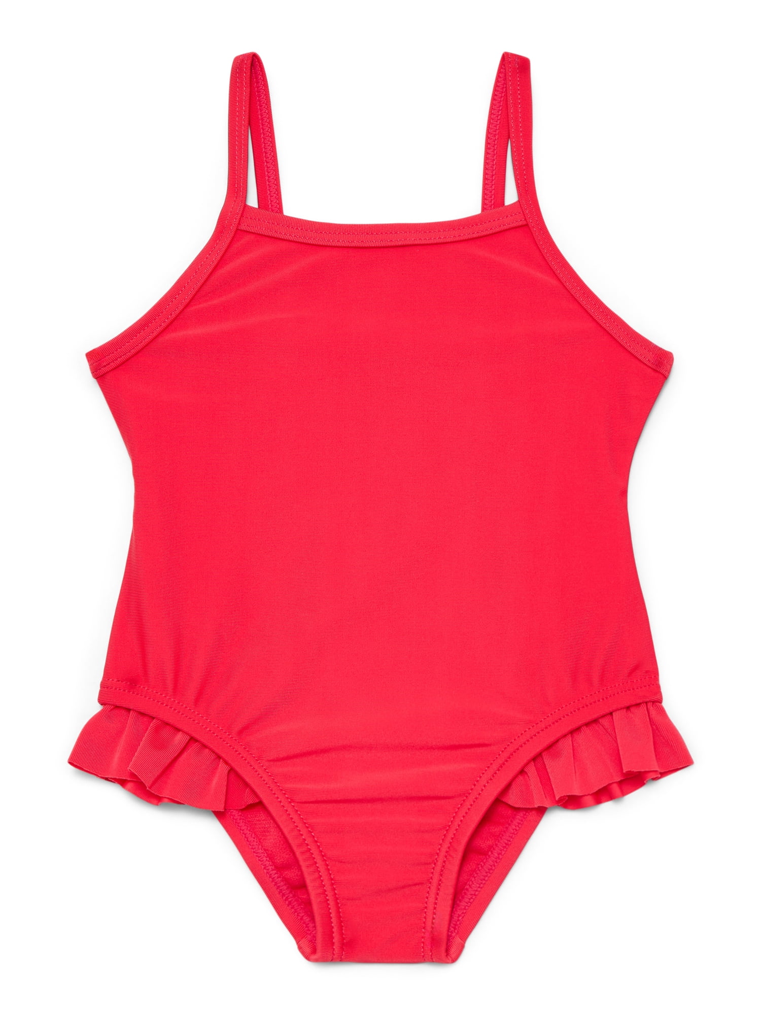Wonder Nation Baby and Toddler Girl One- Piece Swimsuit, Sizes 12M-5T