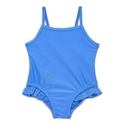 Wonder Nation Baby and Toddler Girl One- Piece Swimsuit, Sizes 12M-5T