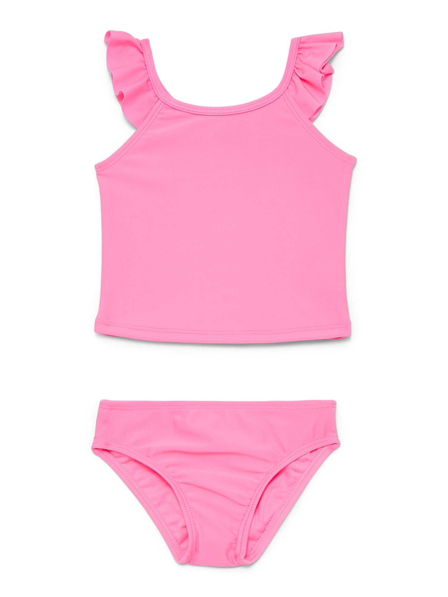 Wonder Nation Baby and Toddler Girl Tankini Swimsuit, 2-Piece, Sizes 12M-5T