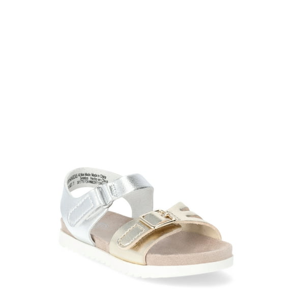 Wonder Nation Baby & Toddler Girls Buckle Sandals