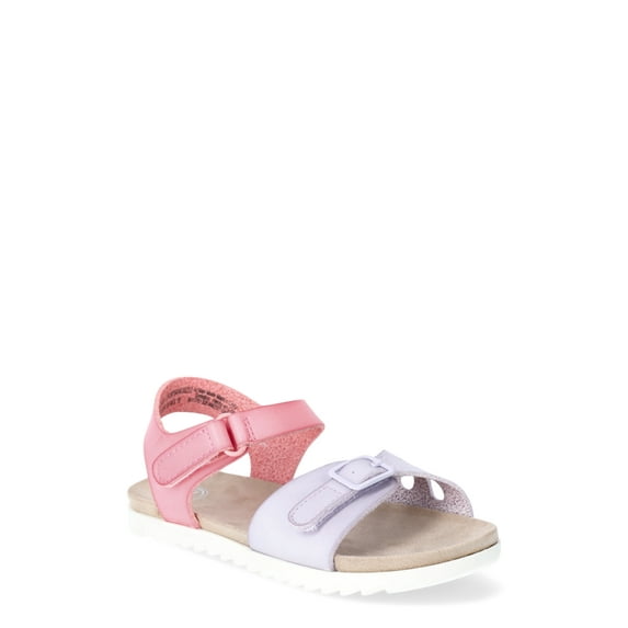 Wonder Nation Baby & Toddler Girls Buckle Sandals