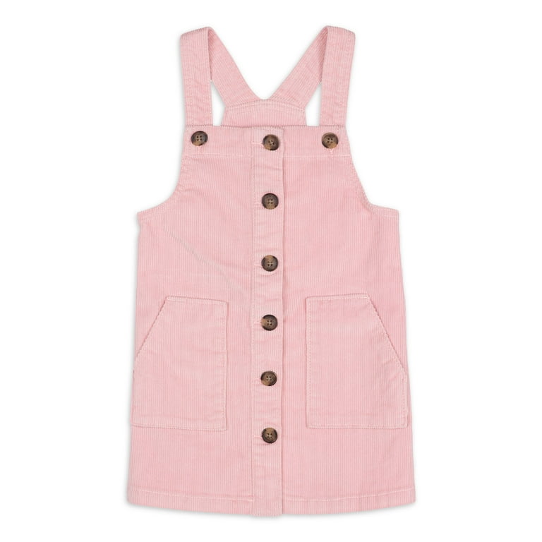 CORDUROY DRESS WITH DENIM WASH, BABY CORDUROY DRESS WITH DENIM WASH, BABY