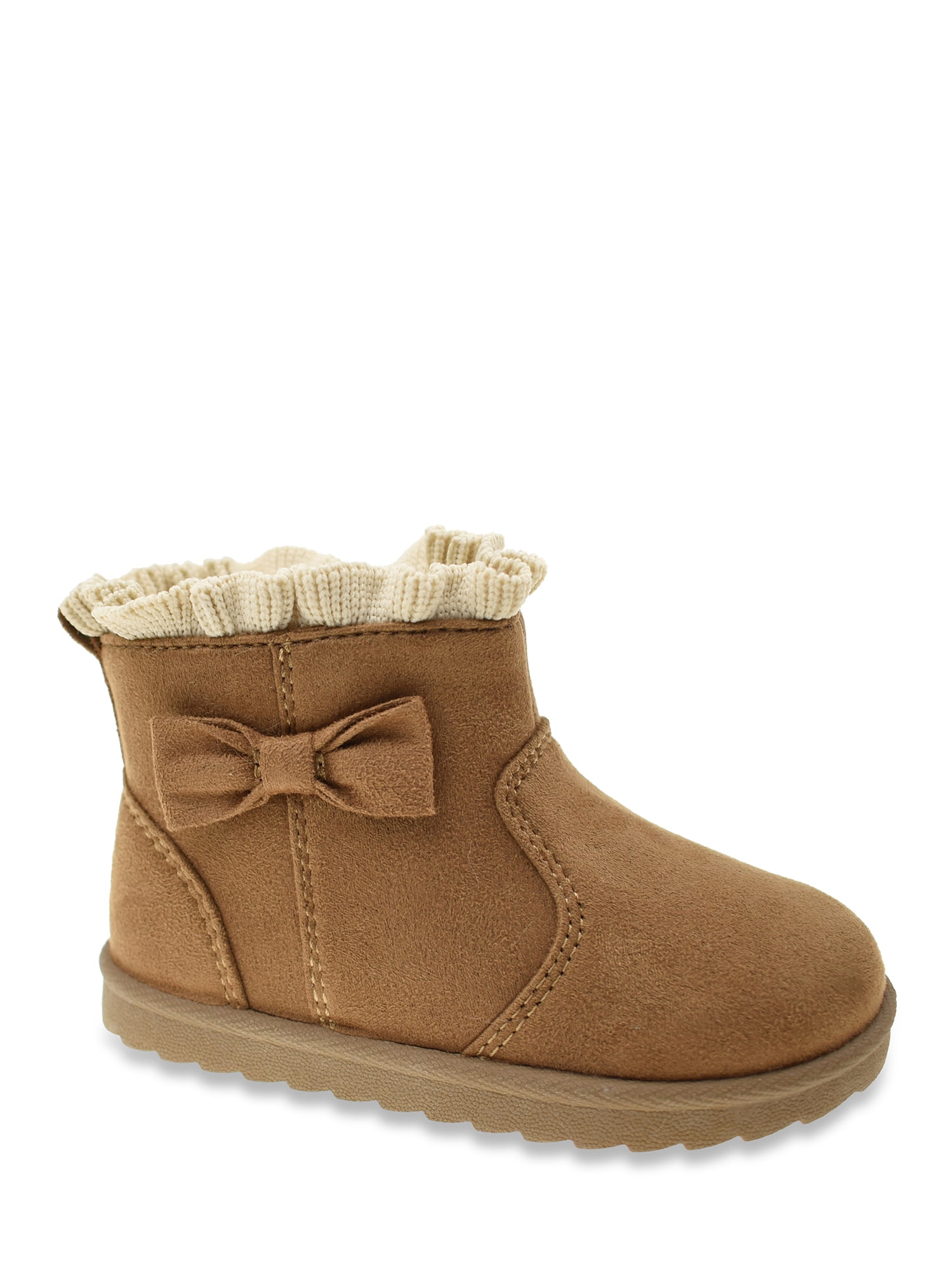 Wonder Nation Baby and Toddler Girls Faux Fur Boots