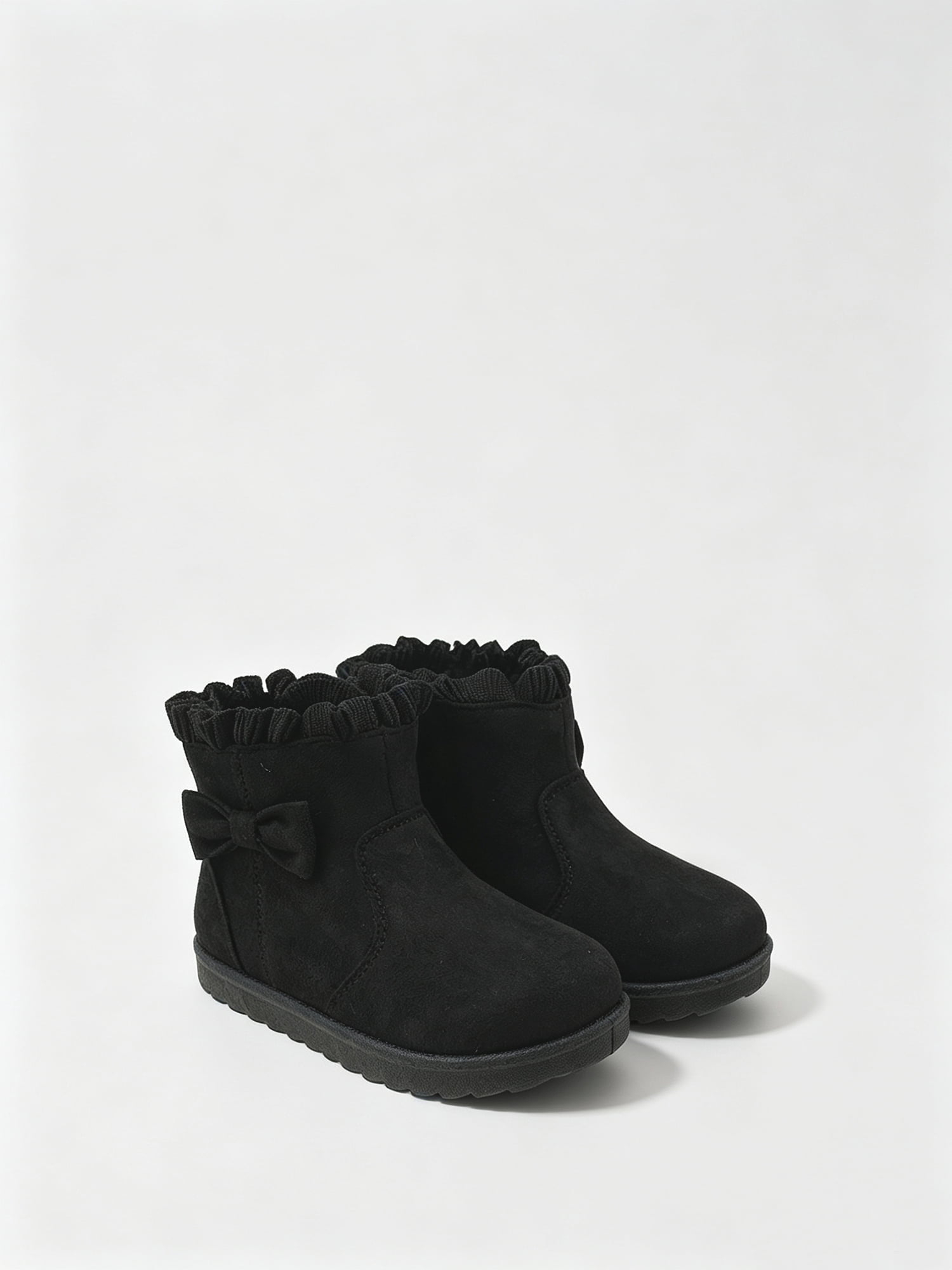 Wonder Nation Baby and Toddler Girls Faux Fur Boots - Walmart.com