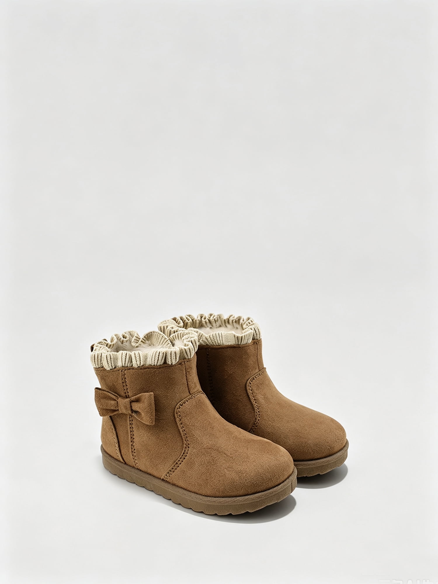 Wonder Nation Baby and Toddler Girls Faux Fur Boots