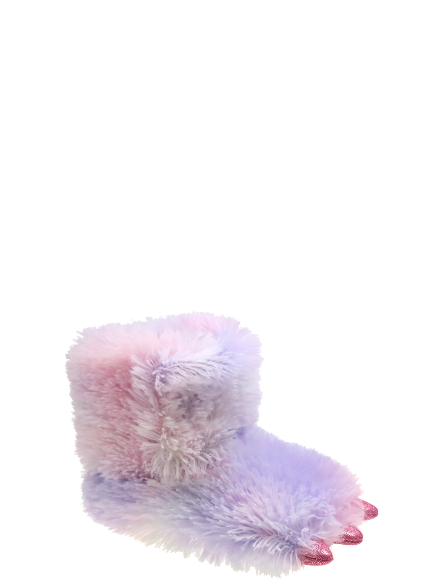 Wonder Nation Baby & Toddler Girls Monster Claw Boot Slippers