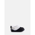 thumbnail image 1 of Wonder Nation Baby, Toddler, Little and Big Girls Faux Fur Trim Slippers, 1 of 5