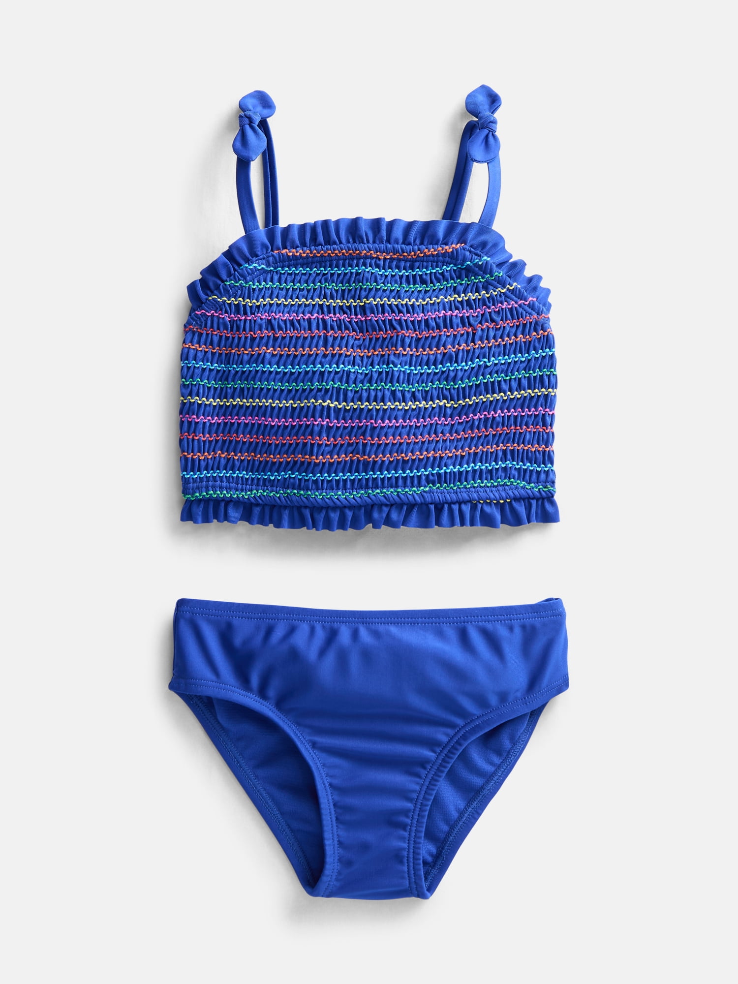 Wonder Nation Baby and Toddler Girls Bikini Swimsuit Set, 2 Piece, Sizes 12M-5T