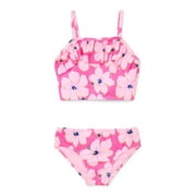 Baby and Toddler Girls Ruffle Tankini Swim Set, 2-Piece, Sizes 12M-5T