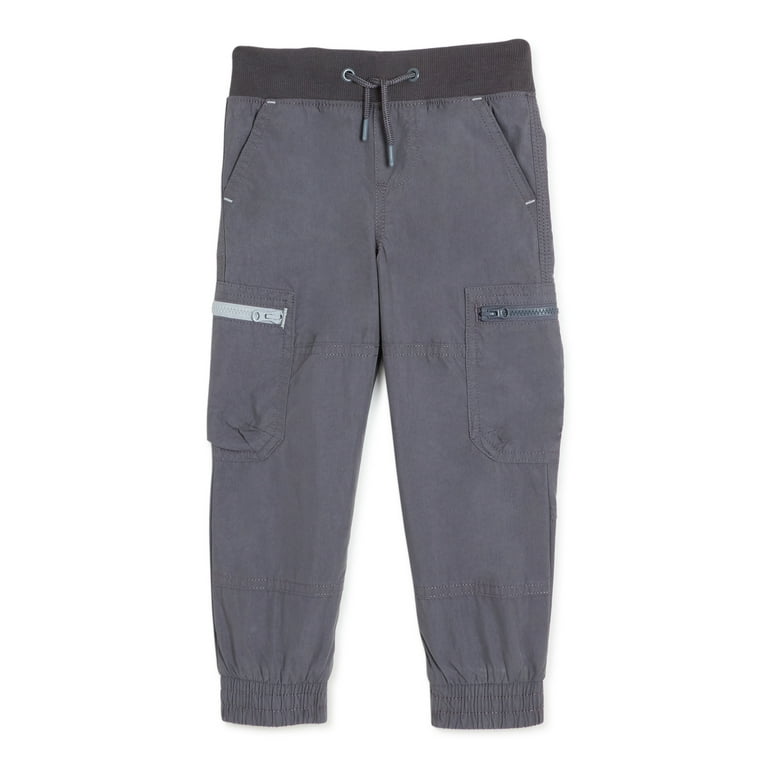Wonder Nation Baby and Toddler Boy Cargo Jogger Pants, Sizes
