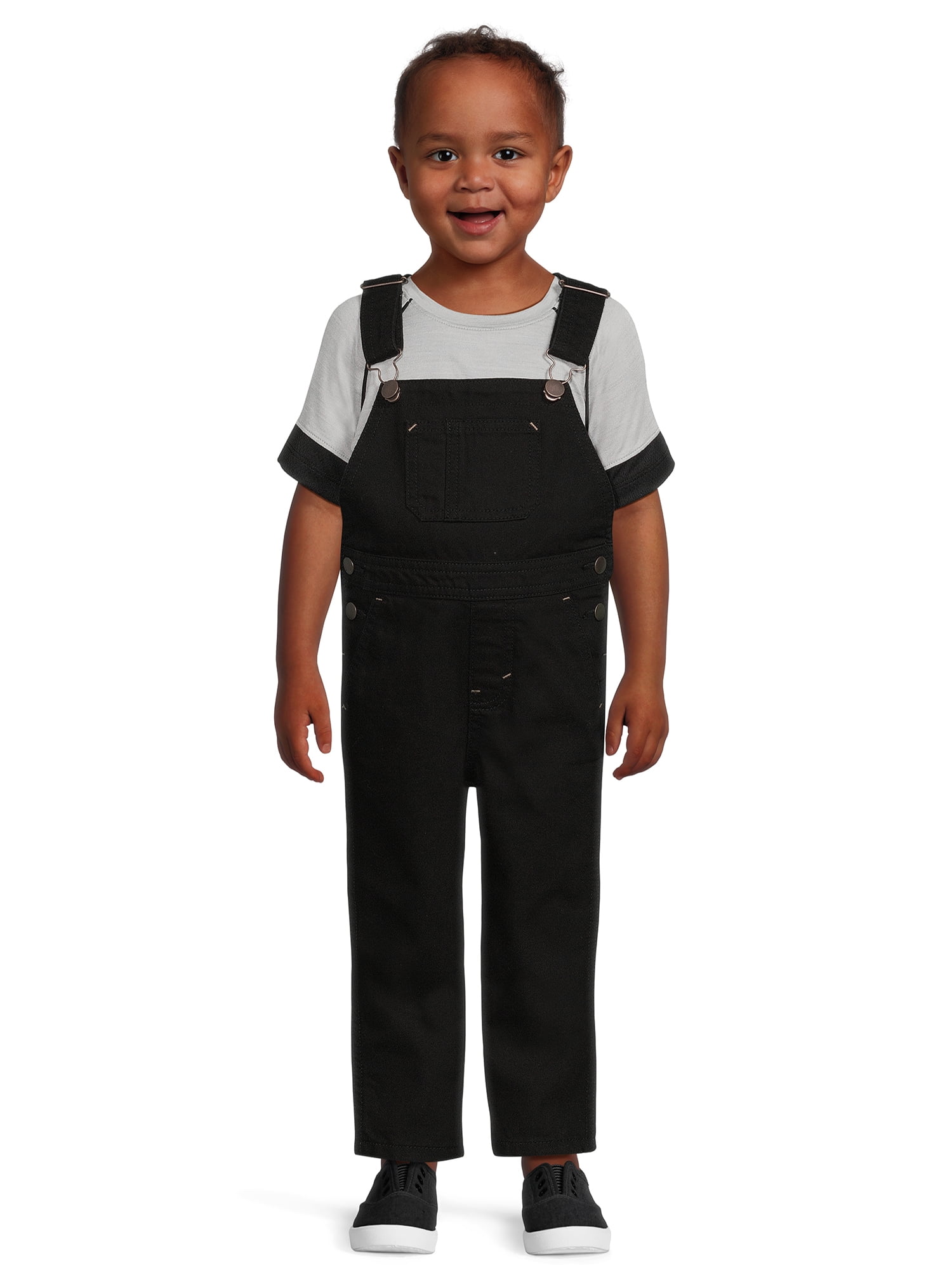 Wonder Nation Baby and Toddler Boy Overalls, Sizes 12M5T