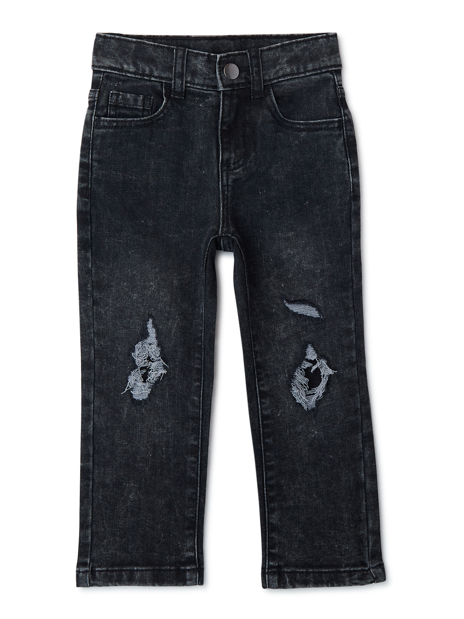 Wonder Nation Baby and Toddler Boy Ripped and Repaired Jeans, Sizes 12M