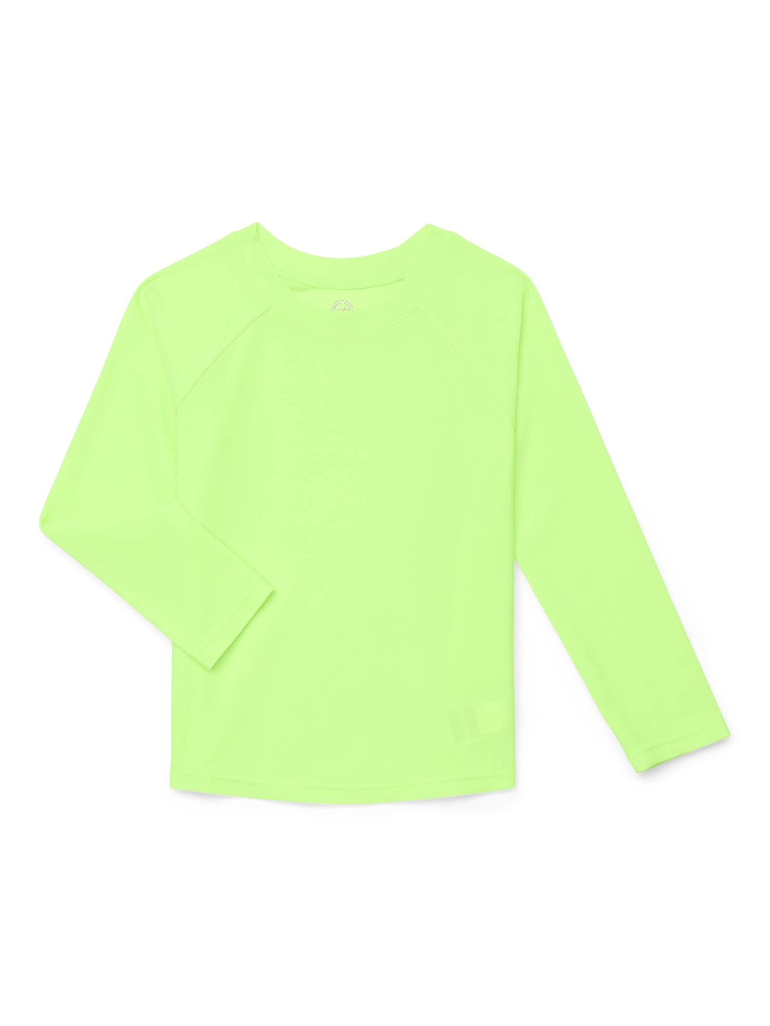 Wonder Nation Baby and Toddler Boys Swim Rash Guard with Long Sleeves, Size 12M-5T