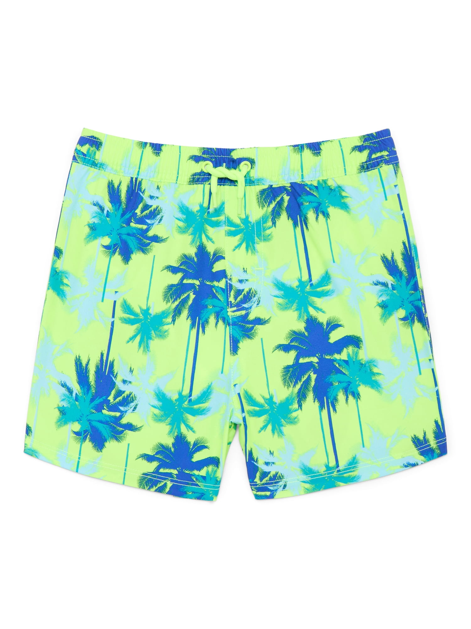 Wonder Nation Baby and Toddler Boy Swim Trunks, Size 12M-5T