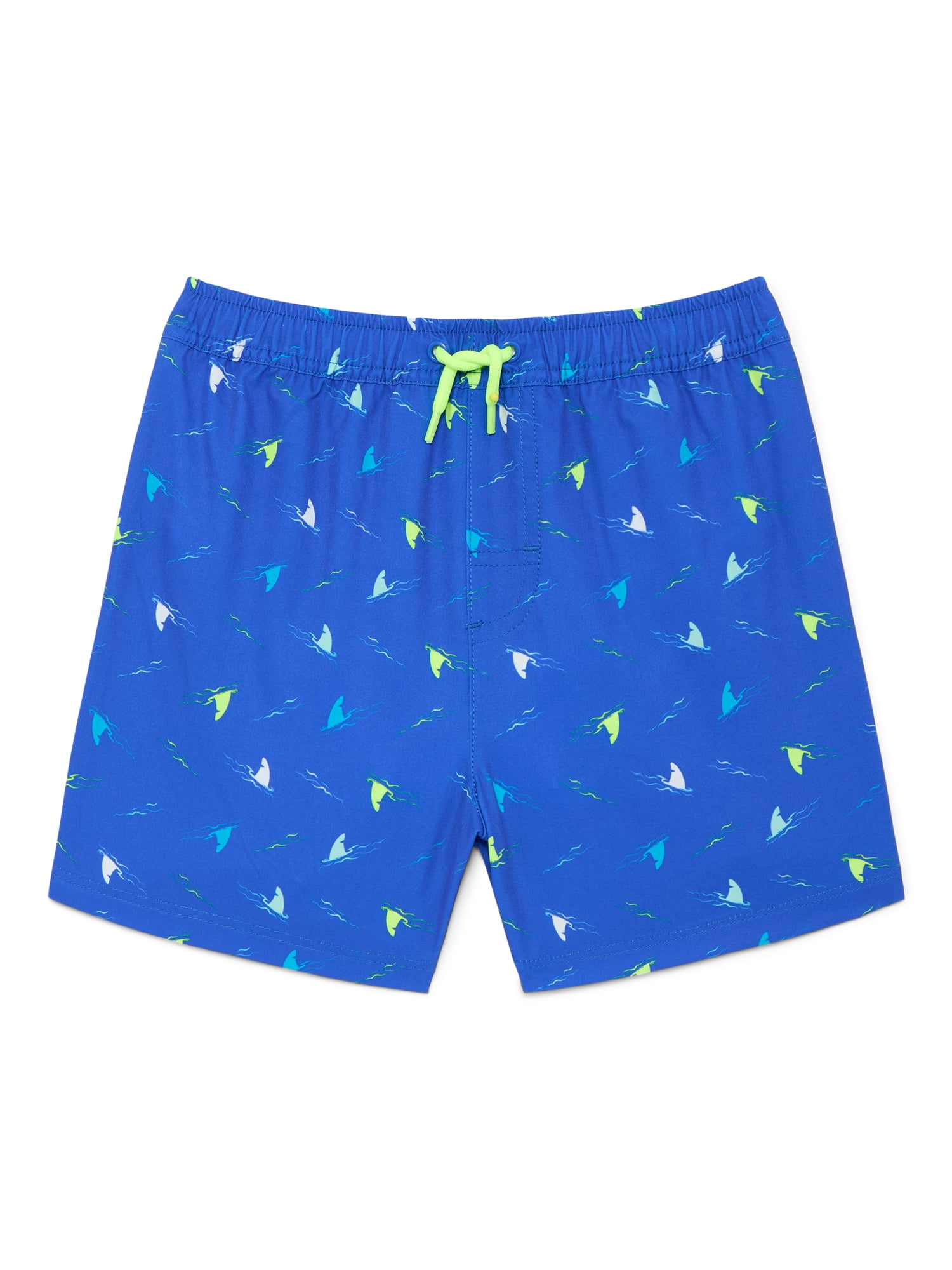 Wonder Nation Baby and Toddler Boy Swim Trunks, Size 12M-5T