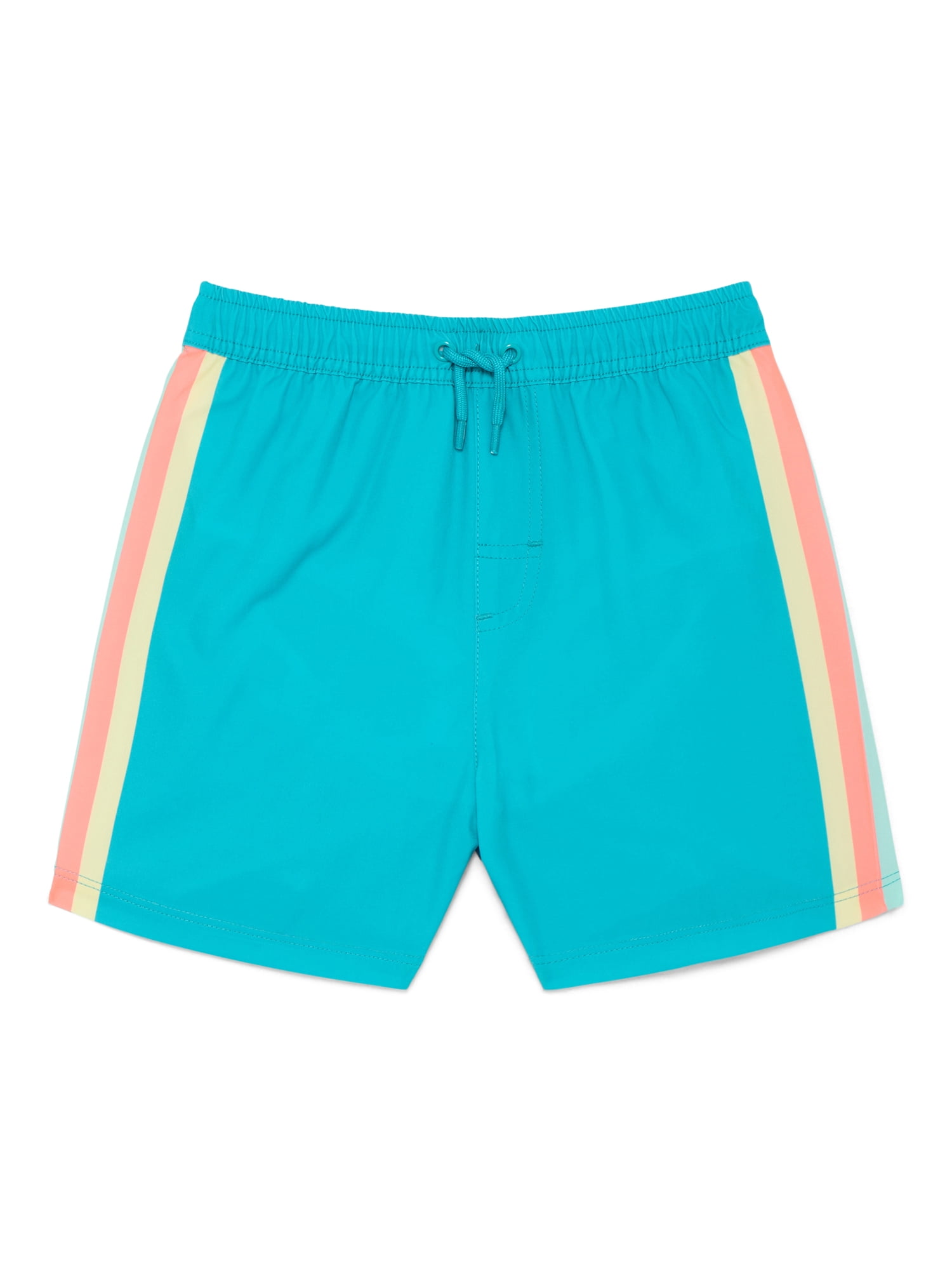 Wonder Nation Baby and Toddler Boy Swim Trunks, Size 12M-5T