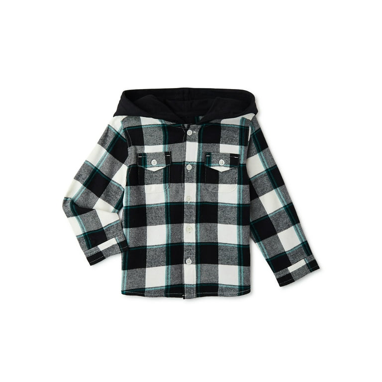 Hooded flannel walmart hot sale