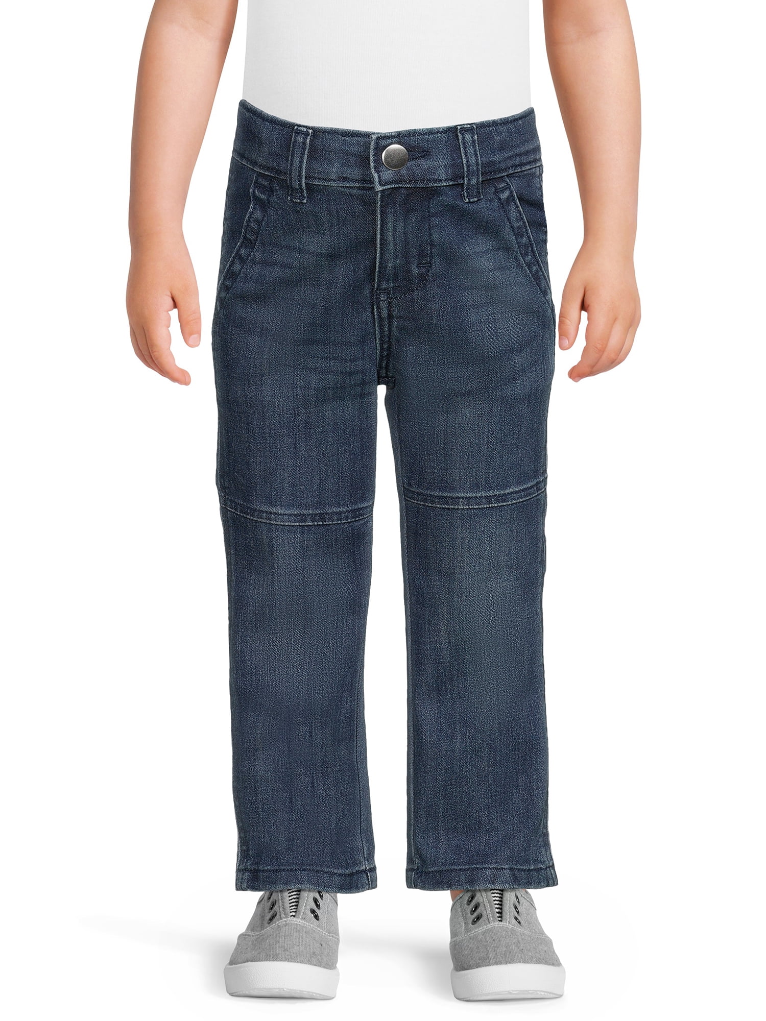 Wonder Nation Baby and Toddler Boys Straight Leg Jeans, Sizes 12M5T