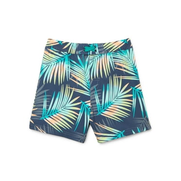 Wonder Nation Baby and Toddler Boys Swim Trunks, Size 12M-5T