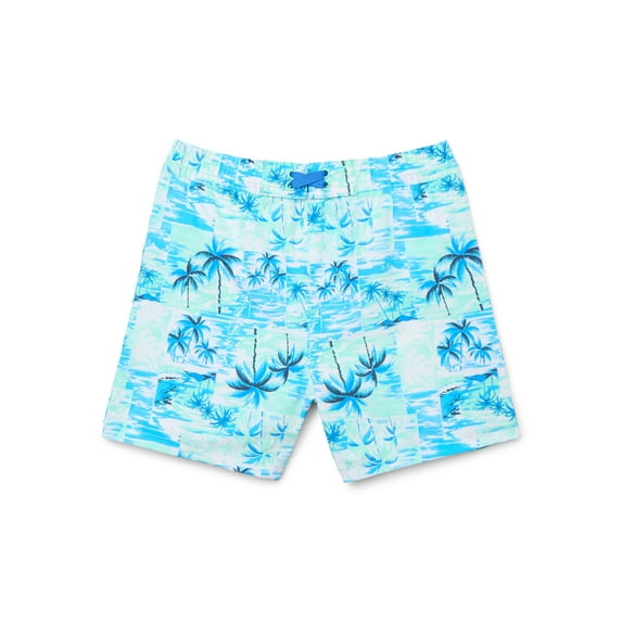 Wonder Nation Baby and Toddler Boys Swim Trunks, Size 12M-5T