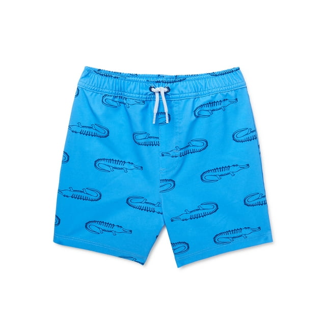 Wonder Nation Baby and Toddler Boys Swim Trunks, Sizes 12M5T