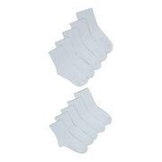Wonder Nation Baby and Toddler Crew Socks, 10 Pack, Size 0M- 5T