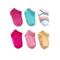 thumbnail image 1 of Wonder Nation Baby and Toddler Ankle Socks, 6-Pack, Sizes 0M-18M, 1 of 7