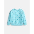 thumbnail image 1 of Wonder Nation Baby & Toddler Fleece Crewneck Sweatshirt, Sizes 6M-5T, 1 of 3