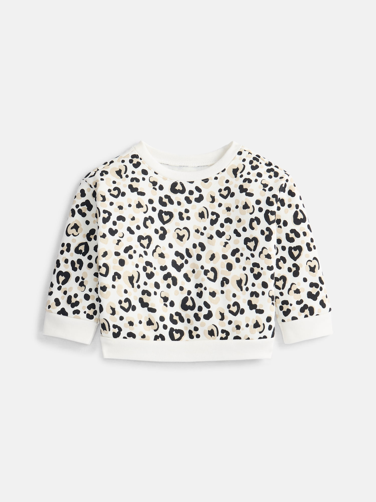 Wonder Nation Baby & Toddler Fleece Crewneck Sweatshirt, Sizes 6M-5T