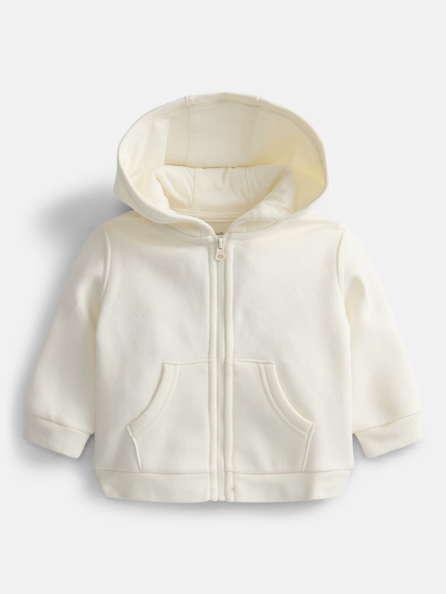 Wonder Nation Baby and Toddler Fleece Zip Up Hoodie, Sizes 0M-5T
