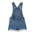 thumbnail image 1 of Wonder Nation Baby and Toddler Girl Knit Denim Shortall, 12 Months-5T, 1 of 2