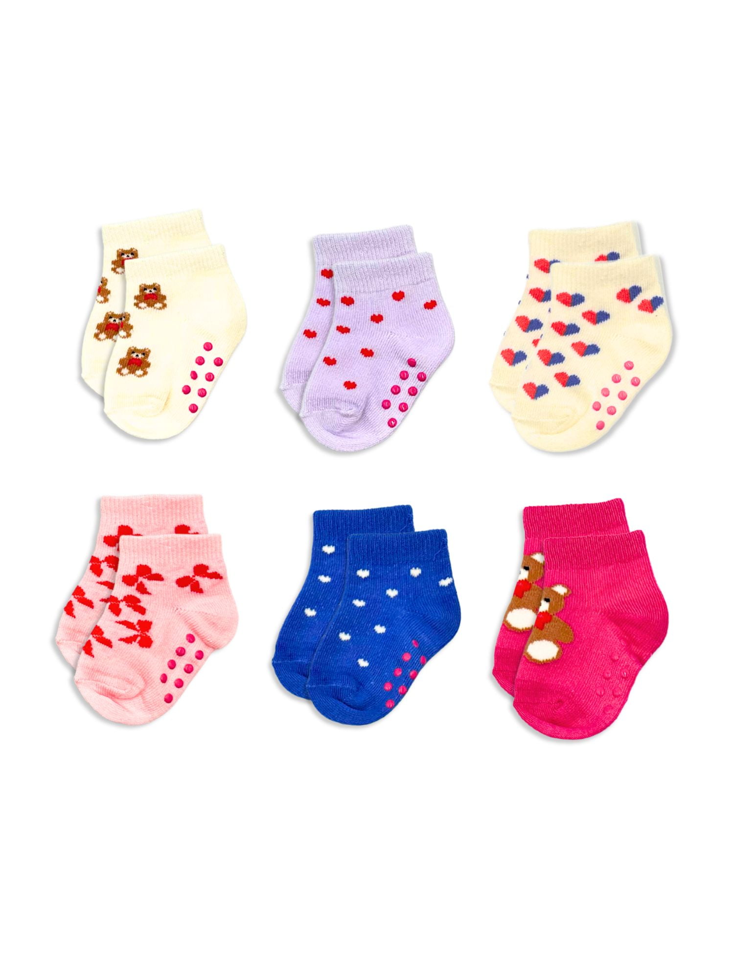 Wonder Nation Baby and Toddler Ankle Socks, 6-Pack, Sizes 0M-18M