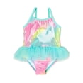 thumbnail image 1 of Wonder Nation Baby and Toddler Girl One-Piece Swimsuit, Sizes 0M-5T, 1 of 3